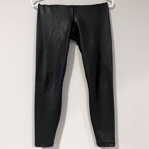 7/8 High Waisted Faux Leather Leggings